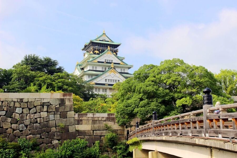 1-Day walking tour in Osaka:Castle, temples and Ukiyoe - Dotonbori, oversized signs, and a traditional art session