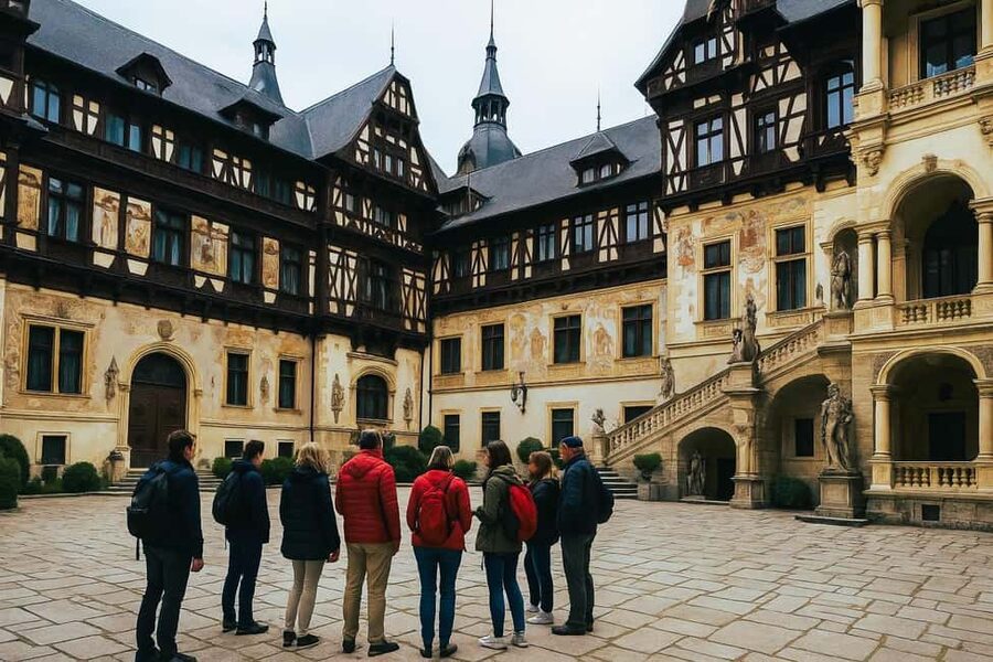 3 Castles Tour From Bucharest: Peles, "Wednesday" & Dracula - Bran Castle: Dracula, Vlad, and the crowded hilltop