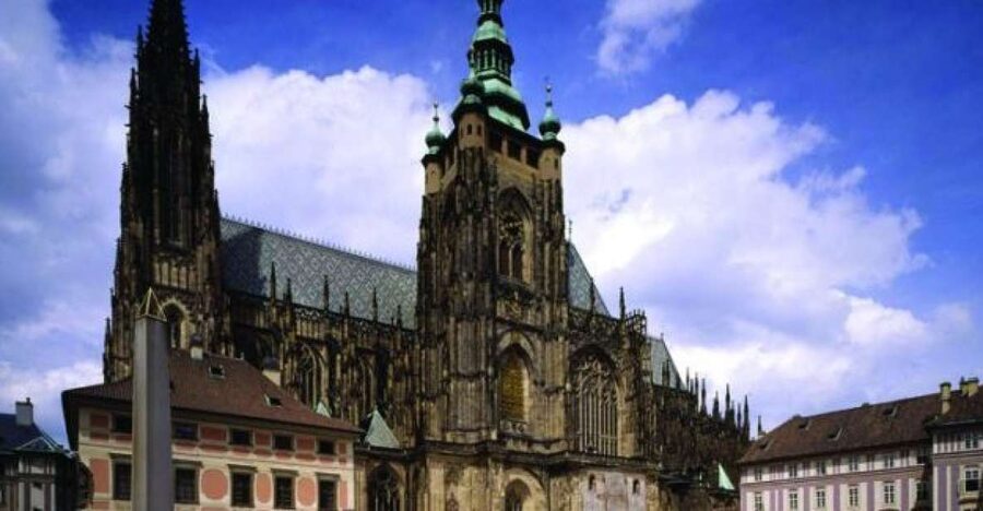3-Hour Prague Castle & Interiors Tour - St. George’s Basilica Adds a Different Mood