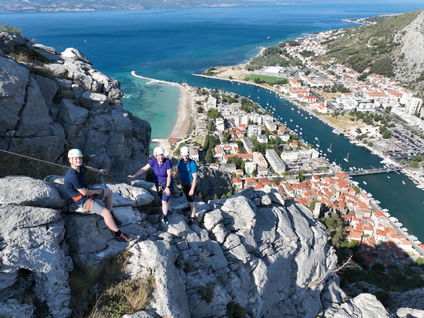 3-Hour Via-Ferrata Adventure in Fortica Fortress - The ridge climb and the views over the Adriatic