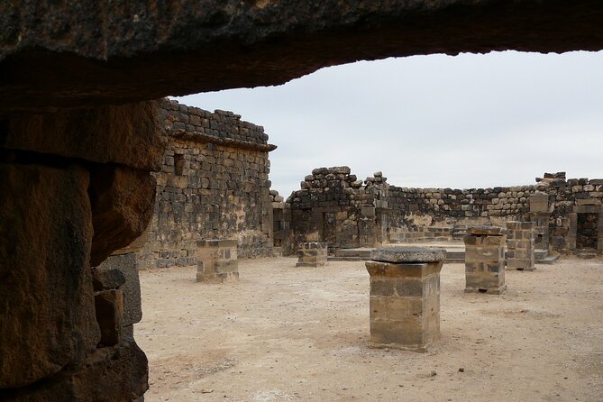 5-Desert Castles of Jordan Full-Day Private Tour from Amman - Qasr al-Hallabat and its Roman foundations