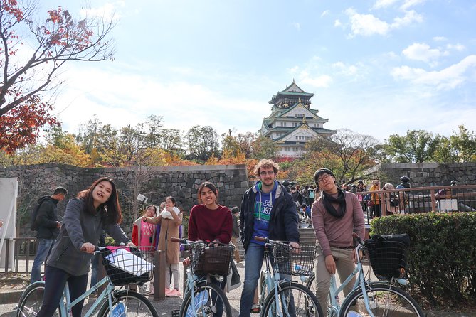 5-Hour Osaka Bike Tour to the Neighborhood of Osaka Castle - Why cycling works better than walking here
