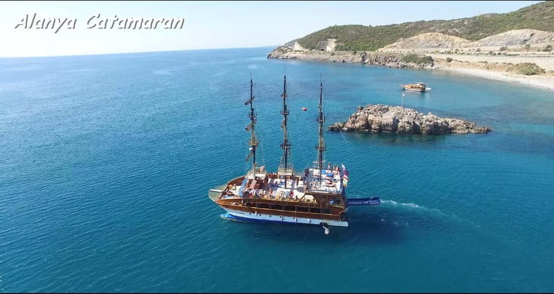 Alanya: Family-Friendly Catamaran Cruise with Castle Views - Lunch and unlimited soft drinks on board
