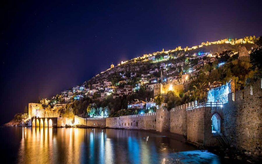 Alanya Night Tour: Castle, Cable Car & Cleopatra Beach - Damlataş Cave requires an extra payment
