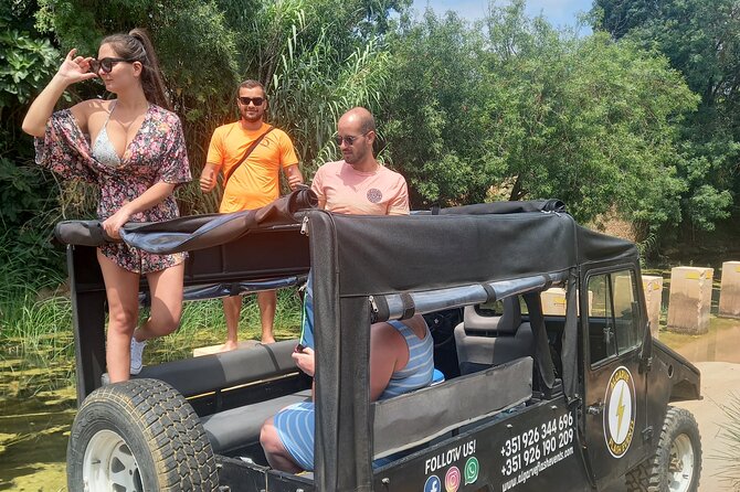 Albufeira Safari Tour with Waterfall<em>, Castle and Villages – Leaving Albufeira for the Paderne hills’ /></p>
<p><p>This tour works well when you want more than beach time but do not want to spend a full day on a long excursion. In about four hours, you move from the Albufeira area into the inland hills, where the pace is quieter and the sights feel more connected to local life.</p>
</p>
<p><p>The 4×4 is part of the appeal, not just a way to get from point to point. An open-top vehicle gives you unobstructed views, which matters on a short tour. You can see more of the route than you would through a normal car window, though you should expect exposure to sun, wind, and changing temperatures.</p>
</p>
<p><p>Because this is a private activity, you are not tied to a large group or a fixed public-tour rhythm. That is useful if you want more time at the waterfall, prefer a shorter village visit, or need the guide to adjust the pace. The advertised guides include Cody and Alisson, and both are praised for making the outing informative, relaxed, and fun.</p>
</p>
<p><p>The tour costs $46.85 per person. For a private half-day outing with transportation, several stops, tastings, and a swimming opportunity, that is a reasonable price, especially for couples or small groups who value flexibility. It is less compelling if you only want a quick sightseeing drive or if you plan to spend most of your day at the beach.</p>
</p>
<div class="twil" style="margin: 20px 0; padding: 15px 0;"><p>More Safari Trips in Portugal:</p><ul style="margin: 10px 0; padding-left: 0; list-style: none;"><li style="margin: 0 0 12px 0; padding: 0 0 12px 0; border-bottom: 1px solid #EFE0E4; line-height: 1.4;"><a href="https://thecastleexplorer.com/albufeira-safari-exploring-villages-churches-castle-farm/">Albufeira Safari exploring villages, churches, castle & farm</a><br><span style="font-size: 0.82em; color: #555;"><span style="color: #8B1E3F;">★</span> 4.5 · 18 reviews</span></li><li style="margin: 0; padding: 0; border-bottom: none; line-height: 1.4;"><a href="https://thecastleexplorer.com/desert-safari-luxury-fortress-dinner-camel-ride-dune-bashing/">Desert Safari: Luxury Fortress Dinner, Camel Ride & Dune Bashing</a><br><span style="font-size: 0.82em; color: #555;"><span style="color: #8B1E3F;">★</span> 5.0 · 929 reviews</span></li></ul></div><h2>Paderne Castle and the Roman bridge</h2>
<p><img width="669" height="446" decoding="async" src=