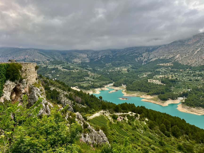 Alicante: Guadalest Castle and Chocolate Factory - The road to Guadalest with a local guide