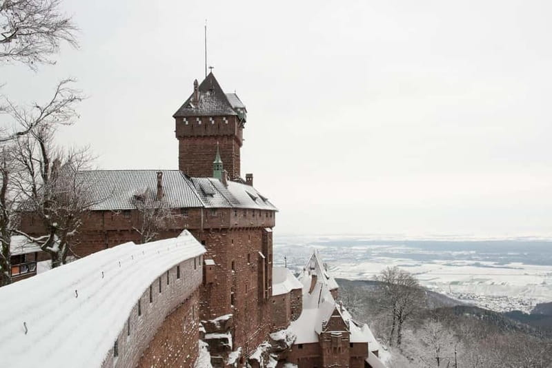 Alsace: Haut-Koenigsbourg Castle Entry Ticket - Courtyards and gardens offer a quieter side