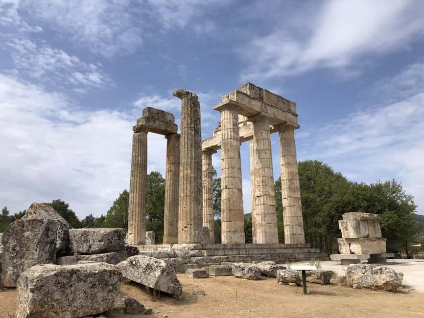 Ancient Corinth, acrocorinth castle and Thermal Spa Day - What the $169 price really covers