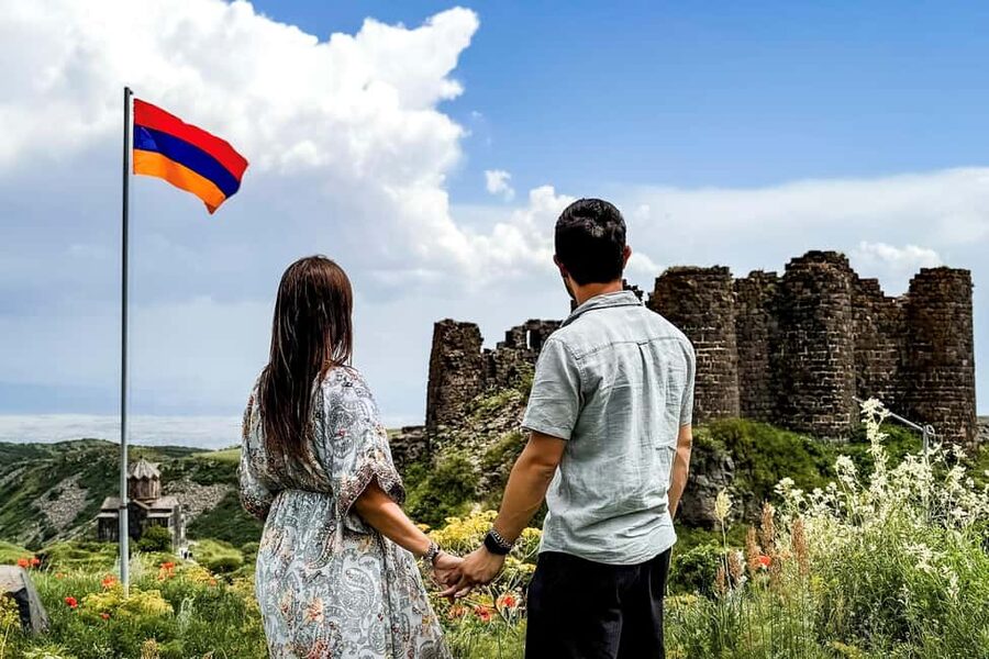 Armenia: Amberd Fortress and Lake Kari, Aragats Mountain - Amberd Fortress on the slopes of Mount Aragats