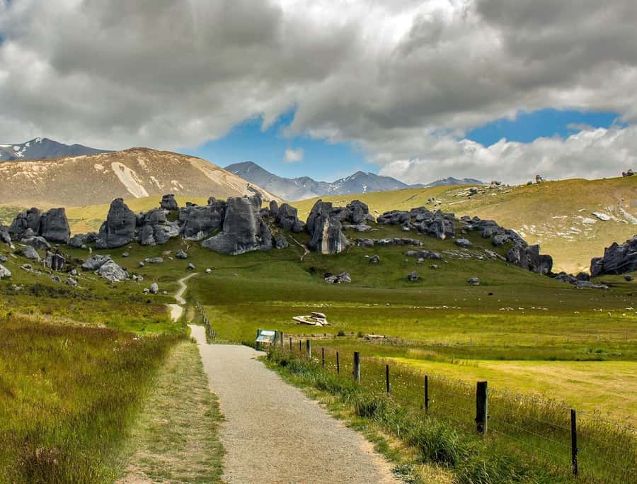 Arthur's Pass: TranzAlpine Train and Castle Hill Day Tour - Castle Hill’s limestone boulders