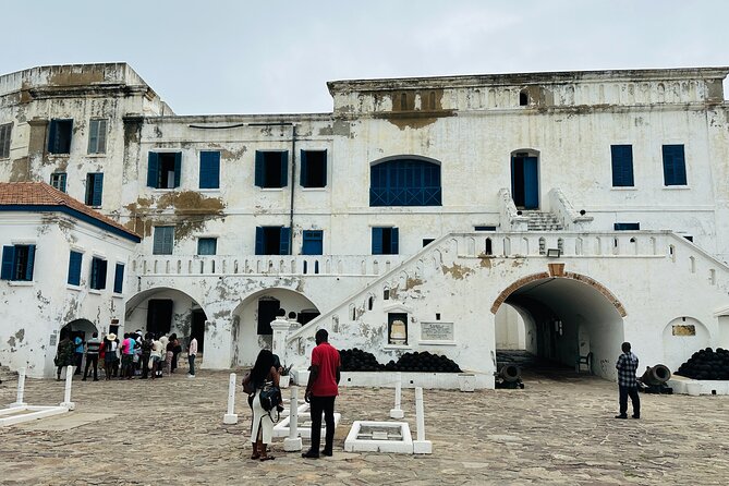 Assin Manso Slave River and Cape Coast Castle Private Day Tour - Elmina Castle shows the older European presence