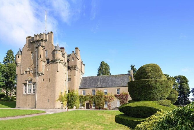 Balmoral Craigievar Dunnottar Crathes Castles Tour from Aberdeen - Crathes Castle begins with gardens and turrets
