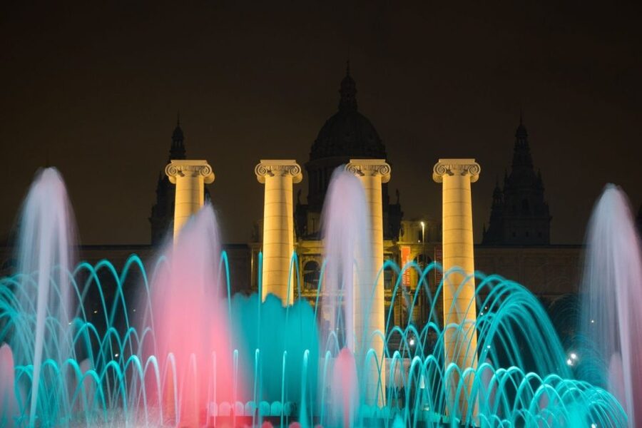 Barcelona Cable Car Sky Views, Magic Fountain & Castle Visit - The Magic Fountain, with a major warning