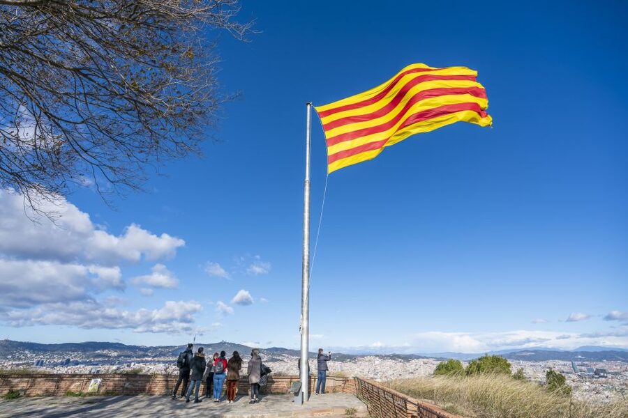 Barcelona: Walking tour with Montjuic Castle & Cable Car - El Raval and the Cat Statue