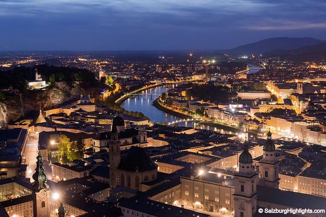 Best of Mozart Concert and Dinner or VIP Dinner at Fortress Hohensalzburg - Dinner with Salzburg below you
