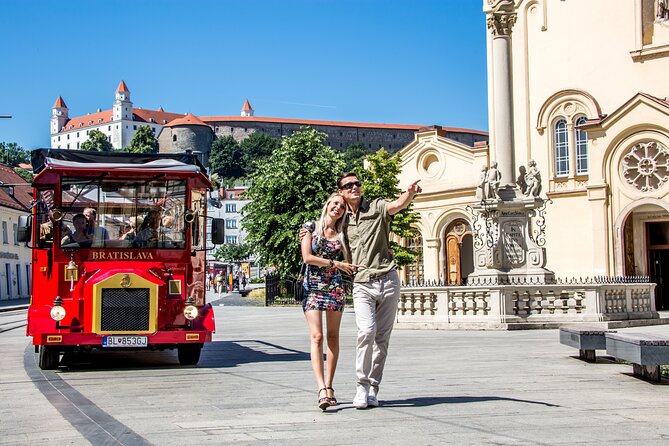 Big Castle Tour in Bratislava by Presporacik Sightseeing Vehicle - Churches, offices, and the city’s changing character