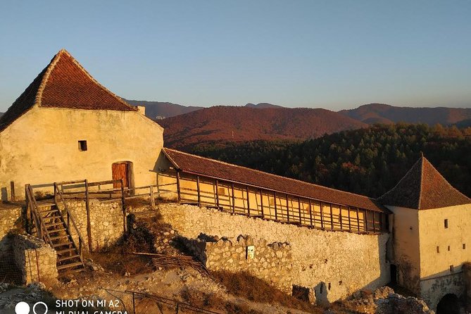 Brasov: Peles Castle, Bran Castles and Rasnov Fortress Day Tour - Rasnov Fortress and the view over Barsa Land
