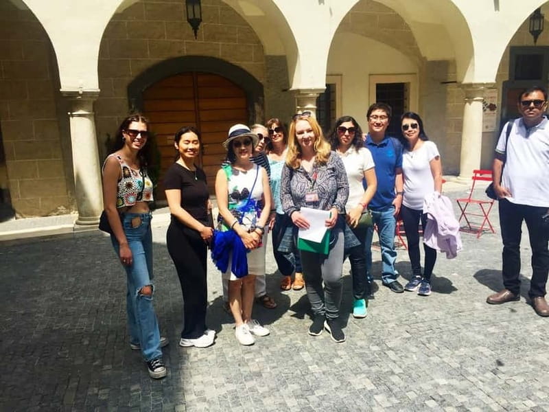 Bratislava: Guided Walking Tour with Castle Entry Ticket - Walking uphill to Bratislava Castle