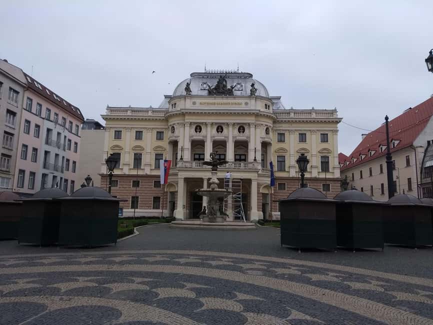 Bratislava: Old Town and Castle Walking Tour - The Danube view and the UFO tower