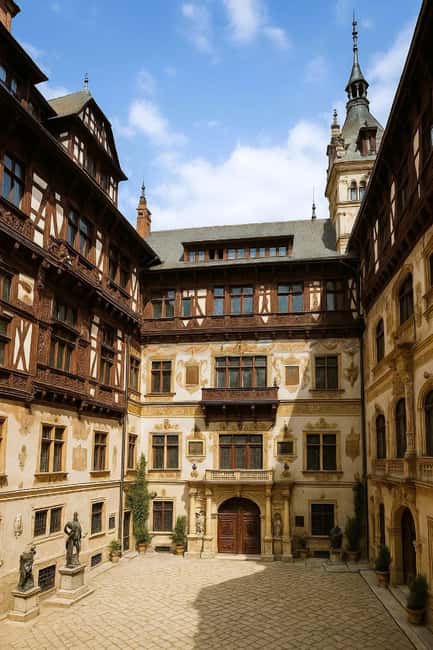 Bucharest : Dracula Castle, Peleș Castle & Brașov Day Trip - Brașov Old Town: a welcome change of pace