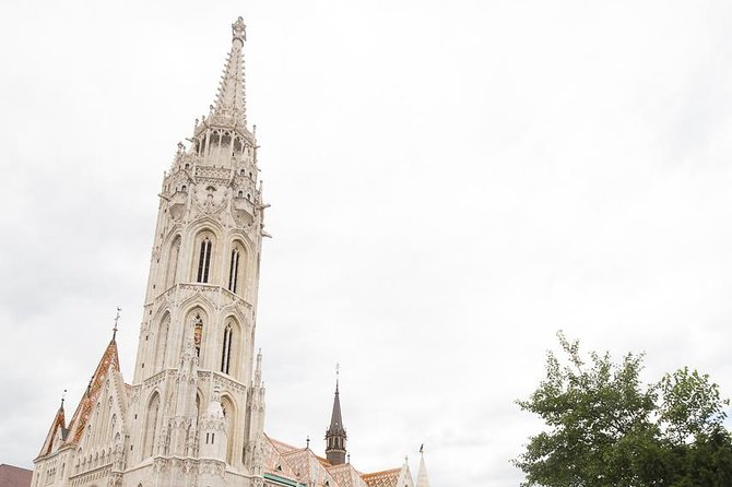 Buda Castle District Walk with Entry to Matthias Church - Holy Trinity Square and the first steps uphill