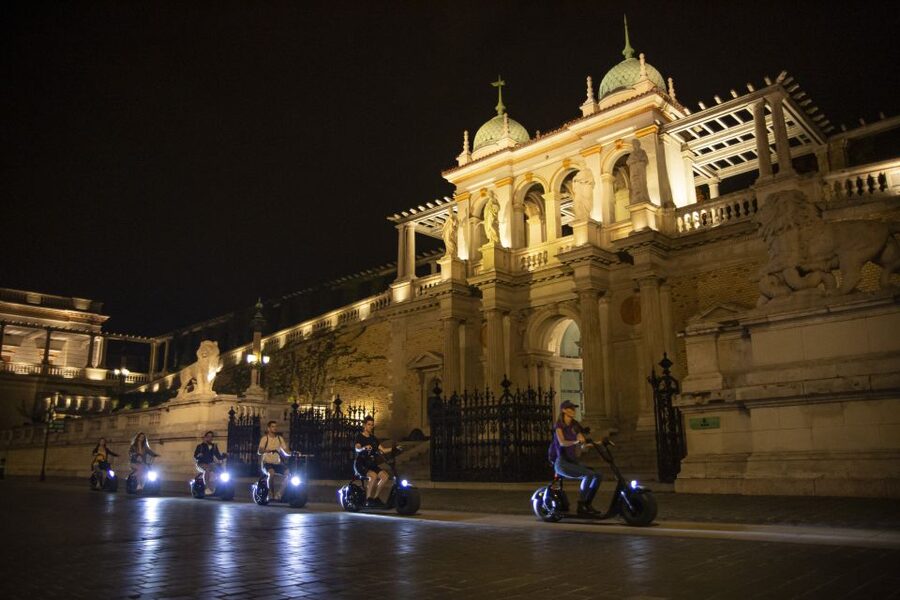Budapest: Buda Castle E-Scooter Evening Tour - Fisherman’s Bastion and the best photo stop