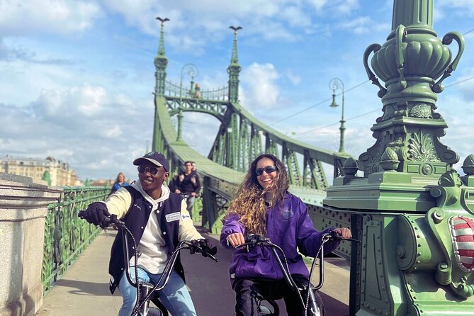 Budapest Citadel Tour on E-Scooter with The Best Panoramic Views - The leafy bridge and the first Budapest views