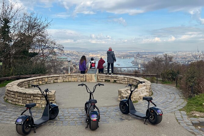 Budapest Citadel Tour on E-Scooter with The Best Panoramic Views - St. Gellért Thermal Bath in a 10-minute pause