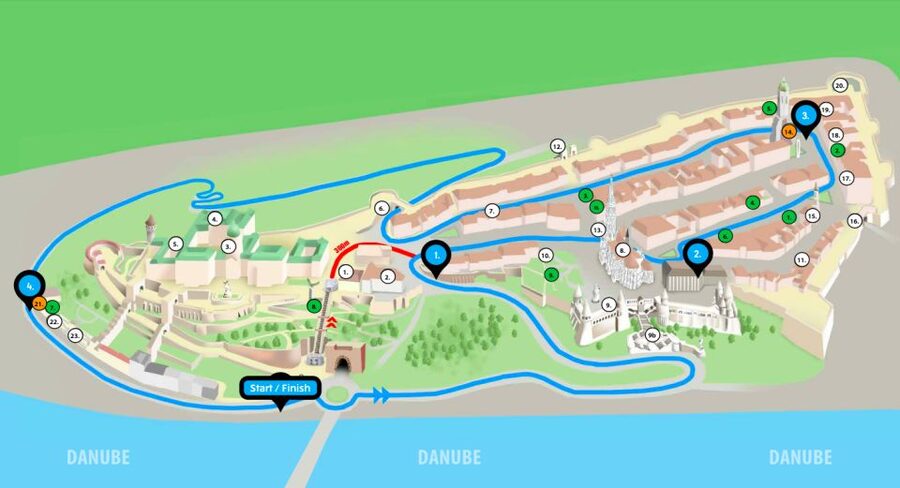 Budapest: Official Buda Castle Electric Hop-On Hop-Off Bus - How the ticket really works
