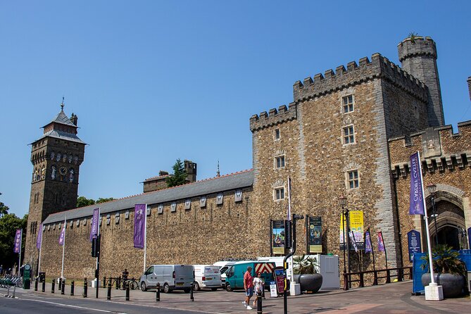 Cardiff: Welsh Castles, Mountains & Steam Railway Day Tour - Cardiff Castle from the coach