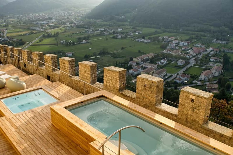 CastelBrando: Relax at a Spa inside an ancient castle - Ancient Roman Bath and the hypocaust system