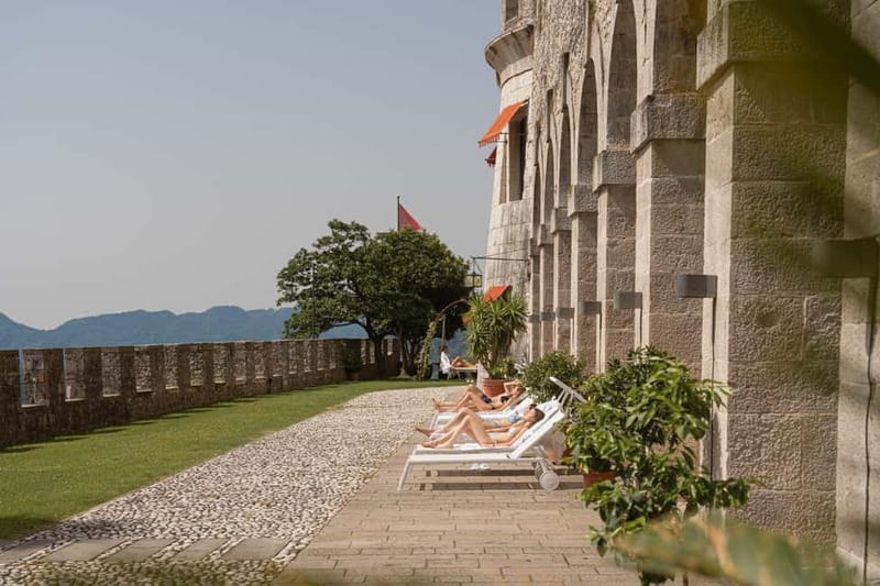CastelBrando: Relax at a Spa inside an ancient castle - Two panoramic pools along the castle walls