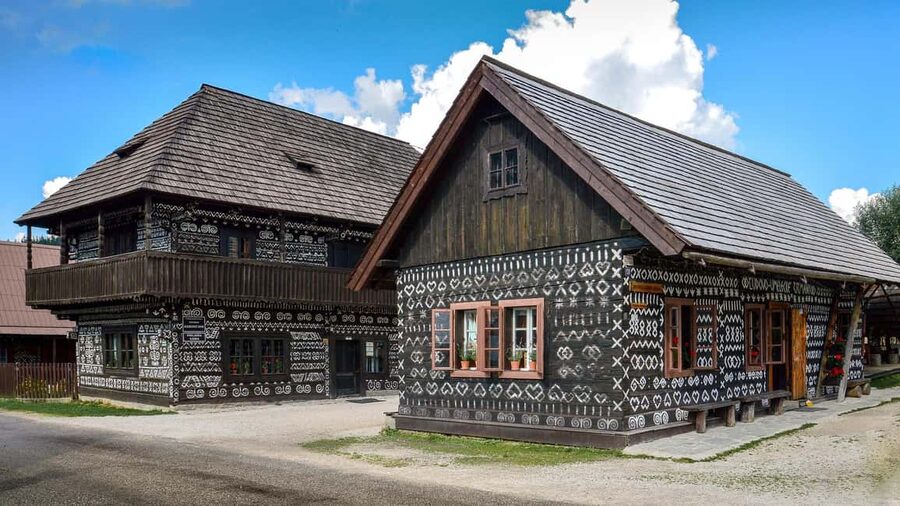 Castles, Čičmany & Bratislava - Čičmany is the most distinctive village stop