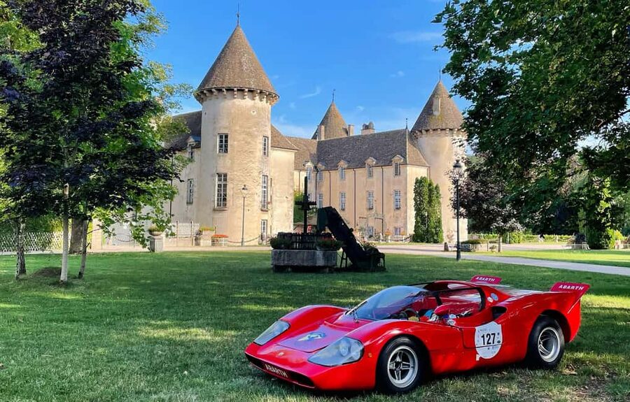 Check out the Château de Savigny museums: planes, cars, motorcycles... - Abarth race cars in the castle buildings