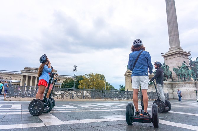 Citadella and Gellert Hill Segway Tour - Starting on Galamb Street and getting comfortable