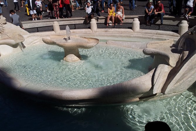 City walk through Spanish steps, Trevi fountain, Pantheon, Navona, Angel Castle - The Tiber and Rome’s working river