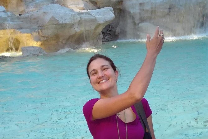 City walk through Spanish steps, Trevi fountain, Pantheon, Navona, Angel Castle - Trevi Fountain and the art of a public spectacle