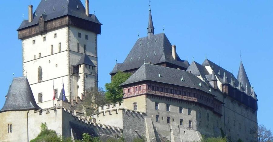 Countryside Bike Tour From Prague To Karlstejn Castle - Dobrichovice and the quieter river route