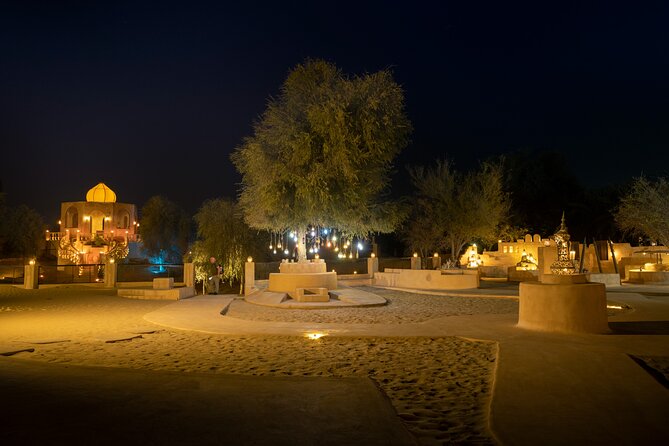 Desert Safari: Luxury Fortress Dinner, Camel Ride & Dune Bashing - Entering Al Sahra Desert Fortress after sunset