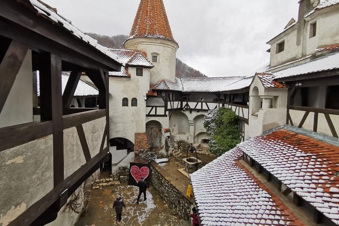 Dracula's Castle, Follow the legend in Transylvania, private tour from Bucharest - Brasov’s medieval center and mountain setting