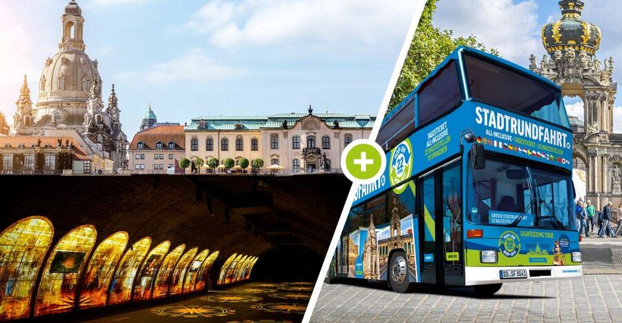 Dresden: 1-Day Hop-On Hop-Off Bus & Fortress Xperience - Start at Postplatz and Get Your Bearings