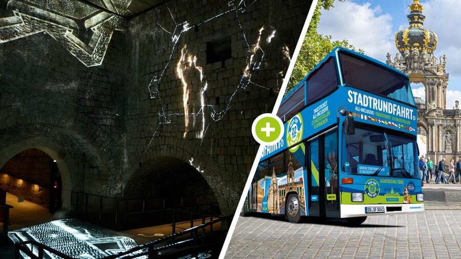 Dresden: 1-Day Hop-On Hop-Off Bus & Fortress Xperience - Use the Walking Tours to Slow Down