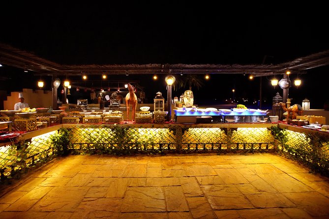 Dubai: Luxury Desert Fortress Dinner, Camel Ride & Live Shows - Belly dancing, tanoura, and the fire finale