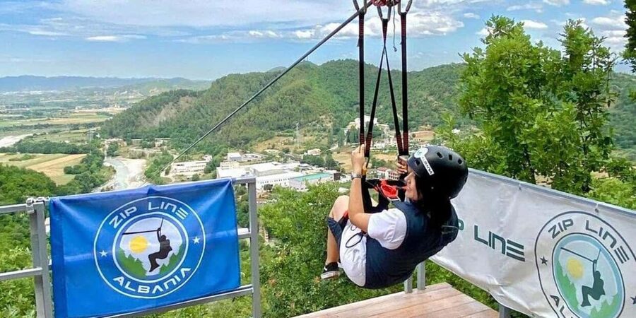 Durres/Golem: Zipline Albania and Petrela Castle - Starting from Durrës, Golem, or Tirana