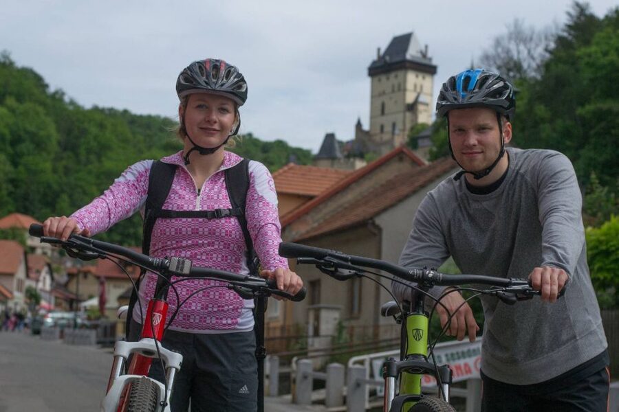 E-Bike Day Trip: Visit a Roman Castle and Taste Craft Beer - The quieter 12 kilometers to Vseradice