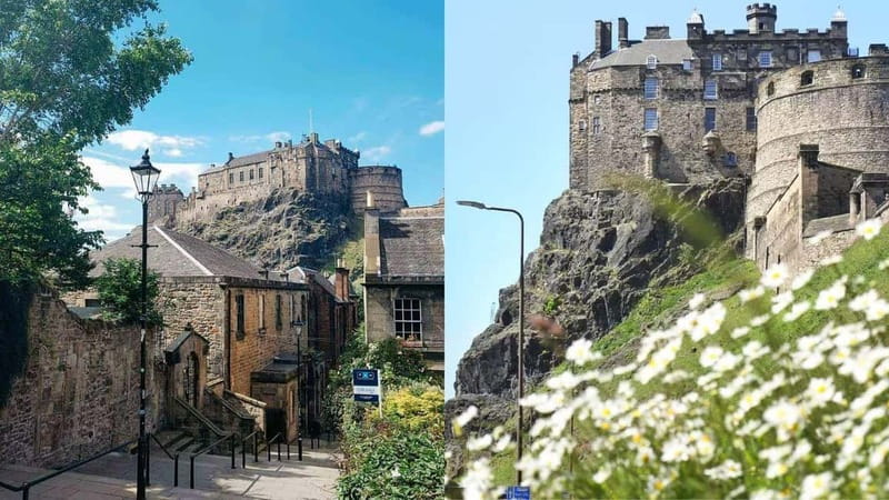 Edinburgh: Edinburgh Castle Guided History Tour with Tickets - Dungeons, military prison, and the cliffs of Castle Rock