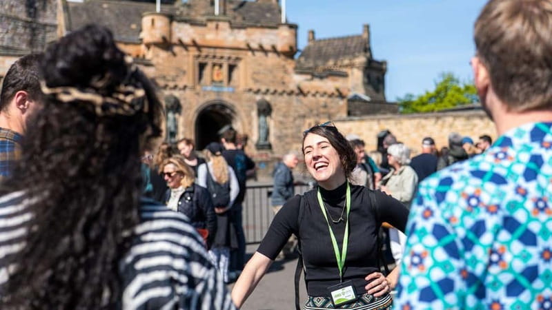 Edinburgh: Edinburgh Castle Guided History Tour with Tickets - Meeting on the Royal Mile, then walking uphill