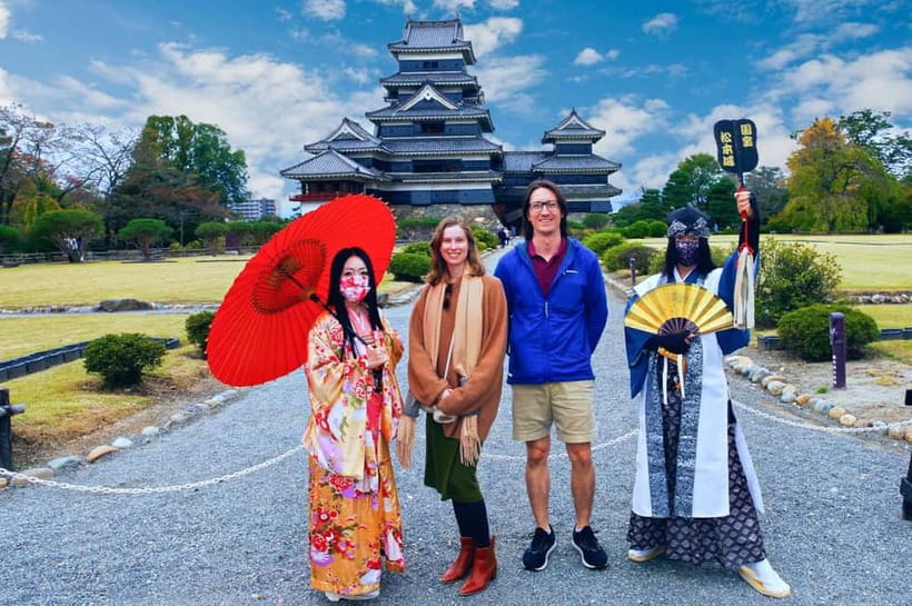 Explore Matsumoto: Castle, Sake & Taste of Local Life - Entering Matsumoto Castle’s wooden keep