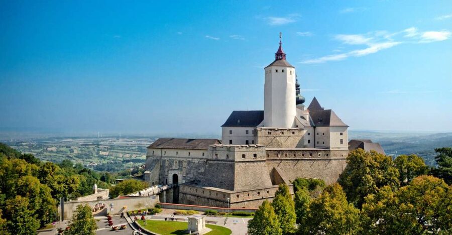 Forchtenstein Castle Admission Ticket & Optional Guided Tour - The courtyard murals make the first impression
