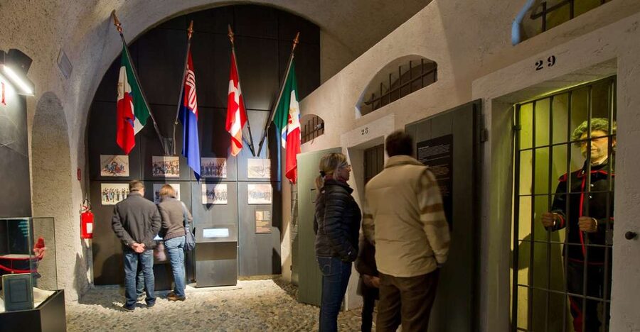 Fortress: Prisons, Museum of Fortifications and Alps Museum - The Prisons offer the most intimate part of the visit